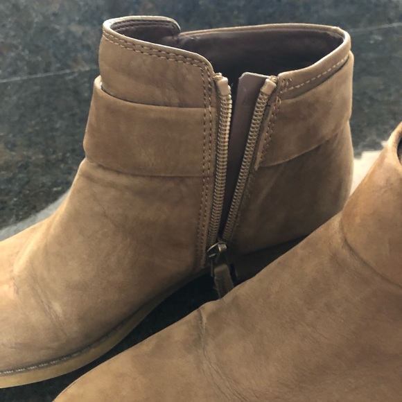 Franco Sarto Brown Ankle Boots - Picture 4 of 5